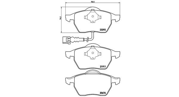 MAGNETI MARELLI Комплект тормозных колодок, дисковый тормоз 363700485045